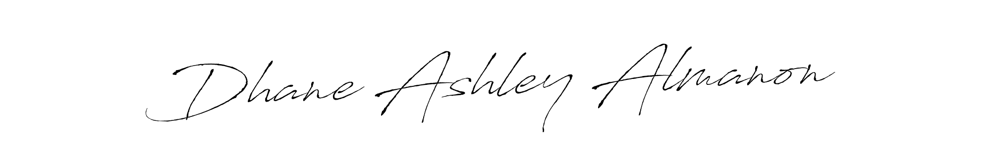 How to make Dhane Ashley Almanon signature? Antro_Vectra is a professional autograph style. Create handwritten signature for Dhane Ashley Almanon name. Dhane Ashley Almanon signature style 6 images and pictures png
