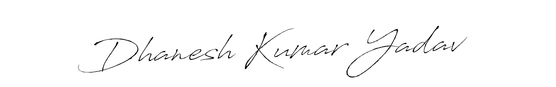 Dhanesh Kumar Yadav stylish signature style. Best Handwritten Sign (Antro_Vectra) for my name. Handwritten Signature Collection Ideas for my name Dhanesh Kumar Yadav. Dhanesh Kumar Yadav signature style 6 images and pictures png