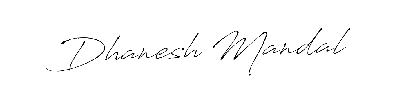 Dhanesh Mandal stylish signature style. Best Handwritten Sign (Antro_Vectra) for my name. Handwritten Signature Collection Ideas for my name Dhanesh Mandal. Dhanesh Mandal signature style 6 images and pictures png