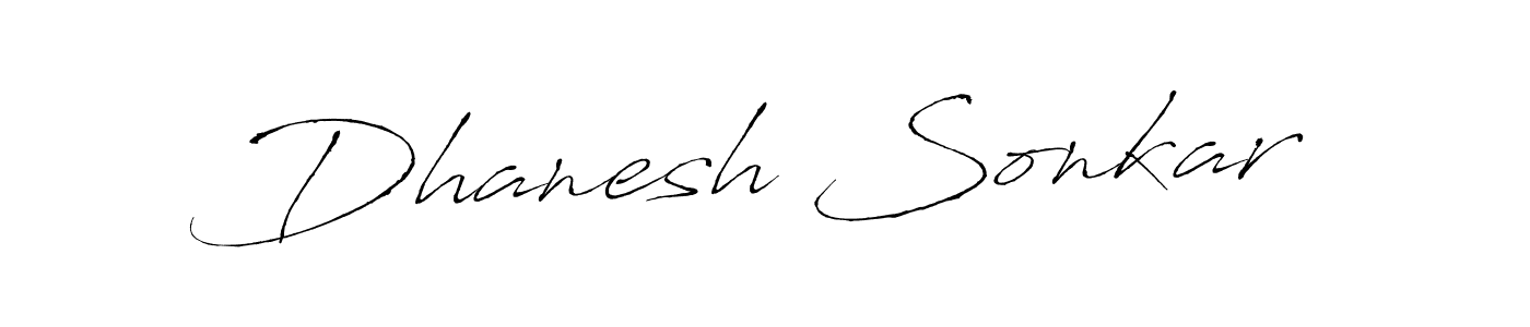 You should practise on your own different ways (Antro_Vectra) to write your name (Dhanesh Sonkar) in signature. don't let someone else do it for you. Dhanesh Sonkar signature style 6 images and pictures png