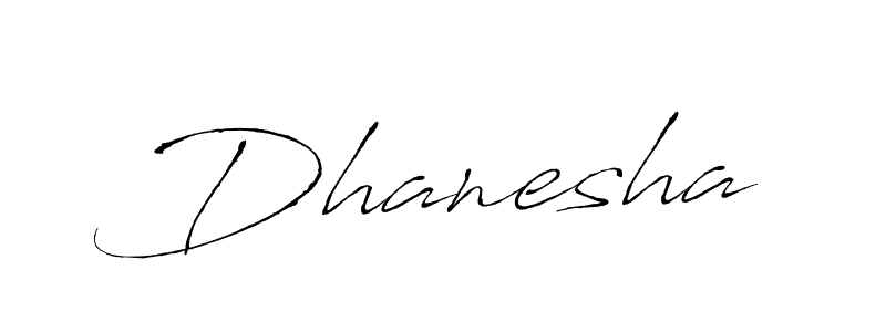 Antro_Vectra is a professional signature style that is perfect for those who want to add a touch of class to their signature. It is also a great choice for those who want to make their signature more unique. Get Dhanesha name to fancy signature for free. Dhanesha signature style 6 images and pictures png