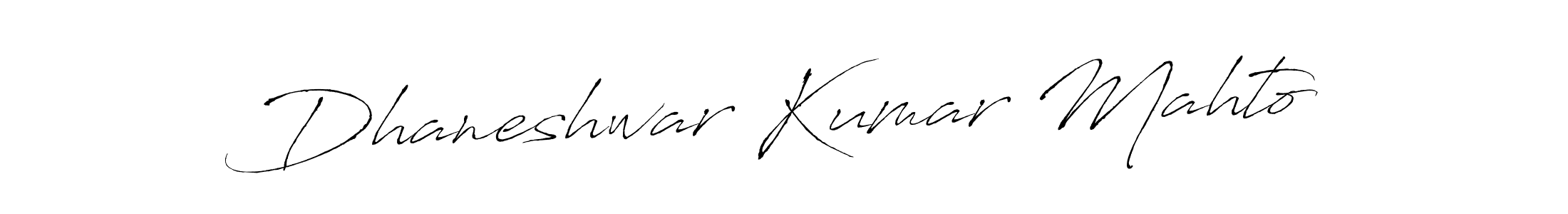 Also You can easily find your signature by using the search form. We will create Dhaneshwar Kumar Mahto name handwritten signature images for you free of cost using Antro_Vectra sign style. Dhaneshwar Kumar Mahto signature style 6 images and pictures png