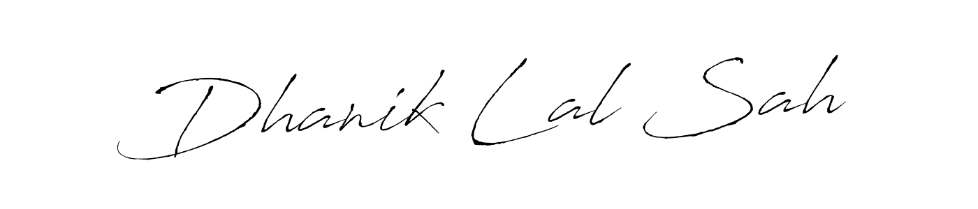 Use a signature maker to create a handwritten signature online. With this signature software, you can design (Antro_Vectra) your own signature for name Dhanik Lal Sah. Dhanik Lal Sah signature style 6 images and pictures png