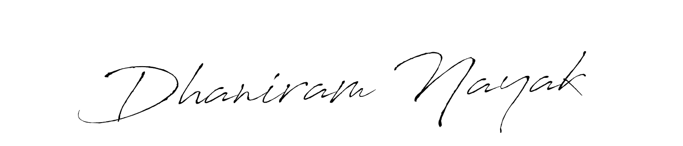 Use a signature maker to create a handwritten signature online. With this signature software, you can design (Antro_Vectra) your own signature for name Dhaniram Nayak. Dhaniram Nayak signature style 6 images and pictures png