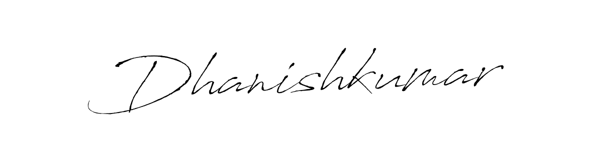 The best way (Antro_Vectra) to make a short signature is to pick only two or three words in your name. The name Dhanishkumar include a total of six letters. For converting this name. Dhanishkumar signature style 6 images and pictures png