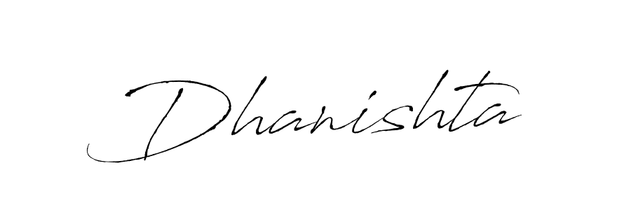 if you are searching for the best signature style for your name Dhanishta. so please give up your signature search. here we have designed multiple signature styles  using Antro_Vectra. Dhanishta signature style 6 images and pictures png