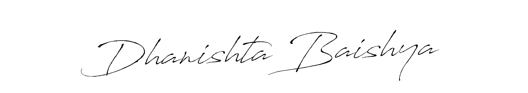 Make a short Dhanishta Baishya signature style. Manage your documents anywhere anytime using Antro_Vectra. Create and add eSignatures, submit forms, share and send files easily. Dhanishta Baishya signature style 6 images and pictures png