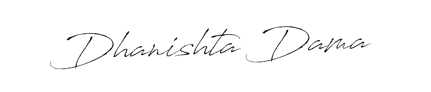 Use a signature maker to create a handwritten signature online. With this signature software, you can design (Antro_Vectra) your own signature for name Dhanishta Dama. Dhanishta Dama signature style 6 images and pictures png
