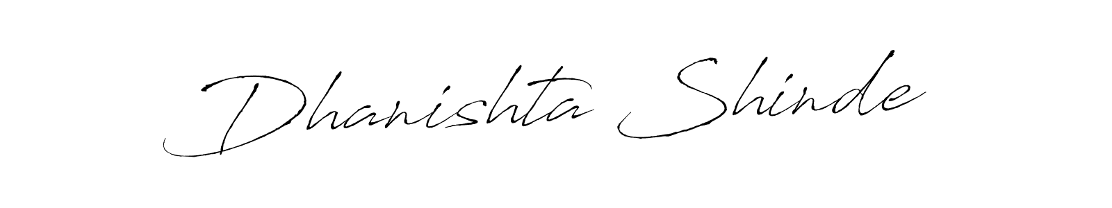 Similarly Antro_Vectra is the best handwritten signature design. Signature creator online .You can use it as an online autograph creator for name Dhanishta Shinde. Dhanishta Shinde signature style 6 images and pictures png