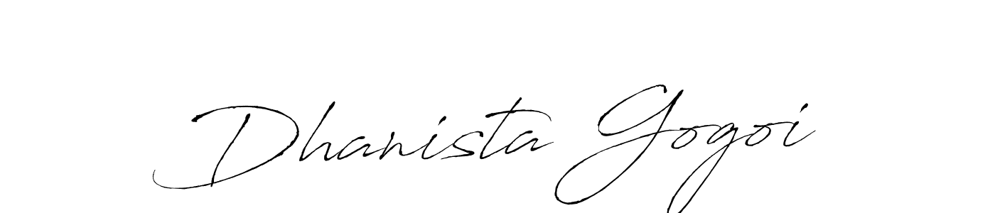 You can use this online signature creator to create a handwritten signature for the name Dhanista Gogoi. This is the best online autograph maker. Dhanista Gogoi signature style 6 images and pictures png