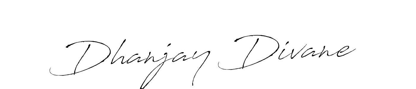 Also You can easily find your signature by using the search form. We will create Dhanjay Divane name handwritten signature images for you free of cost using Antro_Vectra sign style. Dhanjay Divane signature style 6 images and pictures png