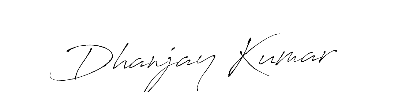 How to make Dhanjay Kumar signature? Antro_Vectra is a professional autograph style. Create handwritten signature for Dhanjay Kumar name. Dhanjay Kumar signature style 6 images and pictures png