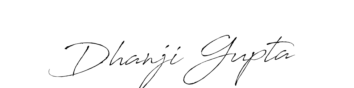 You should practise on your own different ways (Antro_Vectra) to write your name (Dhanji Gupta) in signature. don't let someone else do it for you. Dhanji Gupta signature style 6 images and pictures png