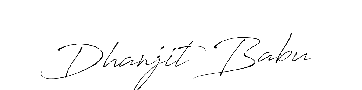 Also You can easily find your signature by using the search form. We will create Dhanjit Babu name handwritten signature images for you free of cost using Antro_Vectra sign style. Dhanjit Babu signature style 6 images and pictures png