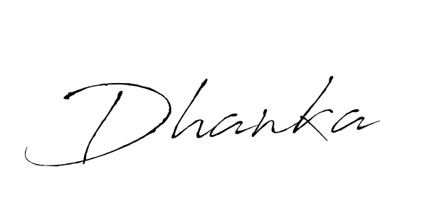 Make a beautiful signature design for name Dhanka. Use this online signature maker to create a handwritten signature for free. Dhanka signature style 6 images and pictures png