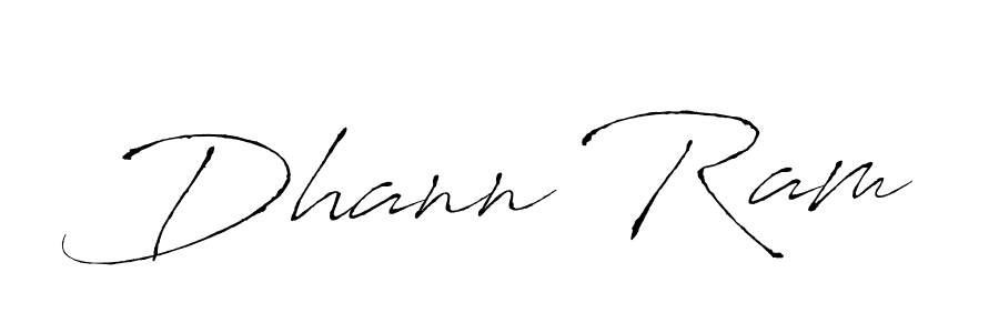 How to make Dhann Ram name signature. Use Antro_Vectra style for creating short signs online. This is the latest handwritten sign. Dhann Ram signature style 6 images and pictures png