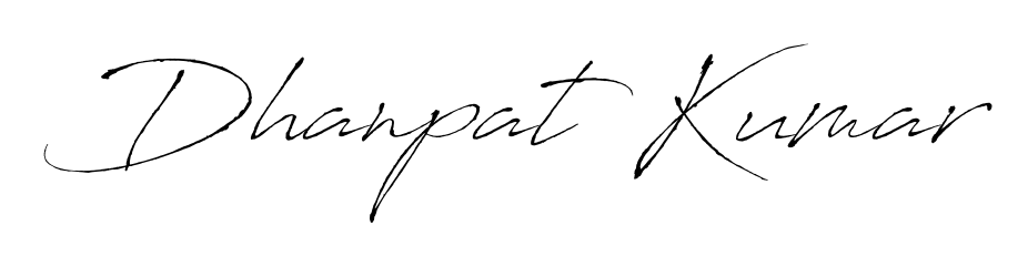It looks like you need a new signature style for name Dhanpat Kumar. Design unique handwritten (Antro_Vectra) signature with our free signature maker in just a few clicks. Dhanpat Kumar signature style 6 images and pictures png