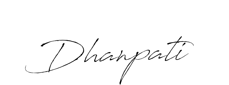 Also You can easily find your signature by using the search form. We will create Dhanpati name handwritten signature images for you free of cost using Antro_Vectra sign style. Dhanpati signature style 6 images and pictures png