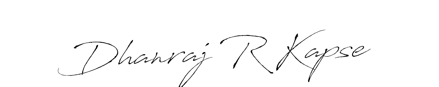 Once you've used our free online signature maker to create your best signature Antro_Vectra style, it's time to enjoy all of the benefits that Dhanraj R Kapse name signing documents. Dhanraj R Kapse signature style 6 images and pictures png