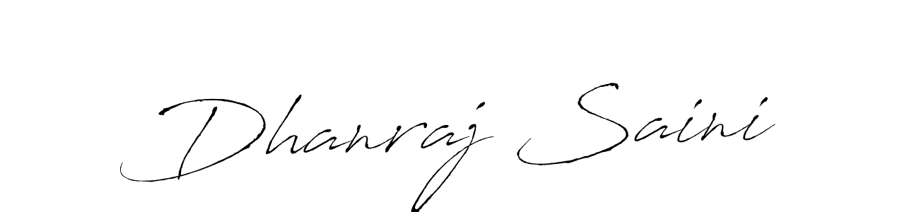 Antro_Vectra is a professional signature style that is perfect for those who want to add a touch of class to their signature. It is also a great choice for those who want to make their signature more unique. Get Dhanraj Saini name to fancy signature for free. Dhanraj Saini signature style 6 images and pictures png