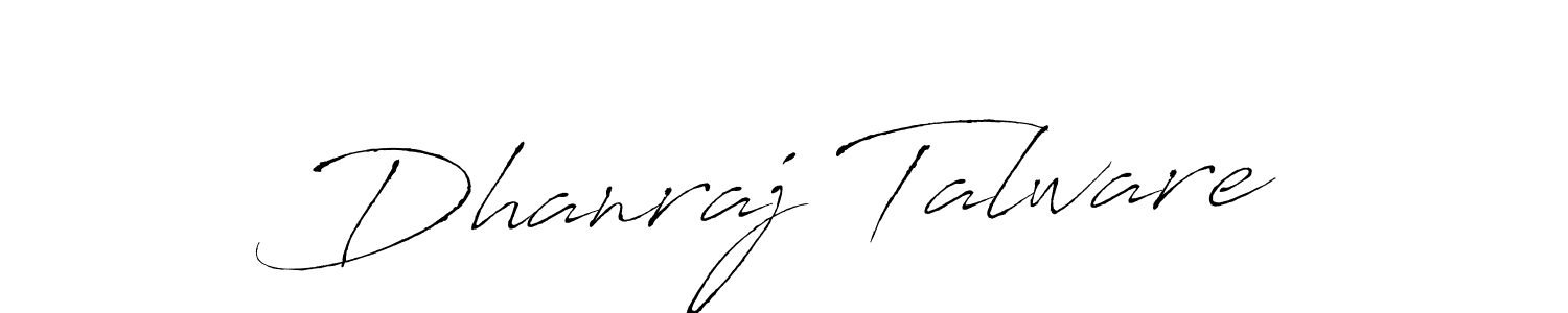 Dhanraj Talware stylish signature style. Best Handwritten Sign (Antro_Vectra) for my name. Handwritten Signature Collection Ideas for my name Dhanraj Talware. Dhanraj Talware signature style 6 images and pictures png