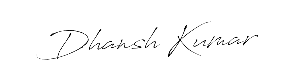 Make a short Dhansh Kumar signature style. Manage your documents anywhere anytime using Antro_Vectra. Create and add eSignatures, submit forms, share and send files easily. Dhansh Kumar signature style 6 images and pictures png