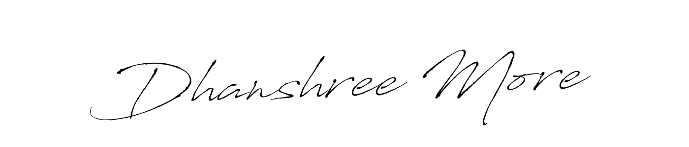 This is the best signature style for the Dhanshree More name. Also you like these signature font (Antro_Vectra). Mix name signature. Dhanshree More signature style 6 images and pictures png