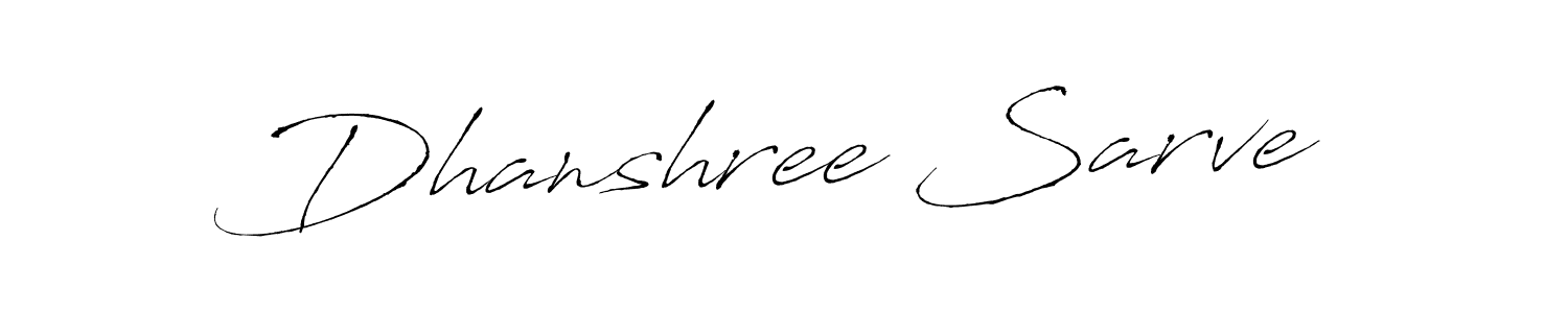 Similarly Antro_Vectra is the best handwritten signature design. Signature creator online .You can use it as an online autograph creator for name Dhanshree Sarve. Dhanshree Sarve signature style 6 images and pictures png