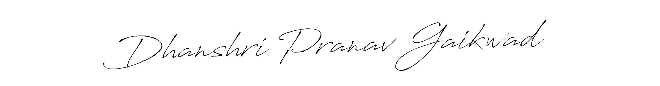 Make a short Dhanshri Pranav Gaikwad signature style. Manage your documents anywhere anytime using Antro_Vectra. Create and add eSignatures, submit forms, share and send files easily. Dhanshri Pranav Gaikwad signature style 6 images and pictures png