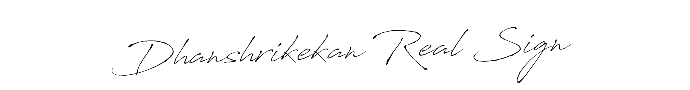 Make a beautiful signature design for name Dhanshrikekan Real Sign. With this signature (Antro_Vectra) style, you can create a handwritten signature for free. Dhanshrikekan Real Sign signature style 6 images and pictures png