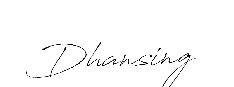 Dhansing stylish signature style. Best Handwritten Sign (Antro_Vectra) for my name. Handwritten Signature Collection Ideas for my name Dhansing. Dhansing signature style 6 images and pictures png