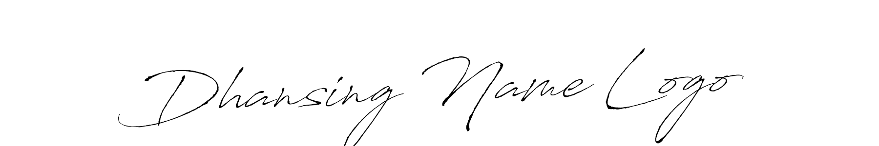 Make a beautiful signature design for name Dhansing Name Logo. With this signature (Antro_Vectra) style, you can create a handwritten signature for free. Dhansing Name Logo signature style 6 images and pictures png