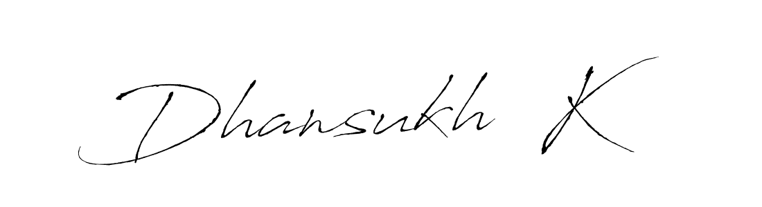 How to Draw Dhansukh  K signature style? Antro_Vectra is a latest design signature styles for name Dhansukh  K. Dhansukh  K signature style 6 images and pictures png