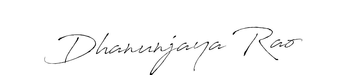 Also we have Dhanunjaya Rao name is the best signature style. Create professional handwritten signature collection using Antro_Vectra autograph style. Dhanunjaya Rao signature style 6 images and pictures png