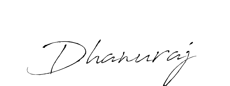 Dhanuraj stylish signature style. Best Handwritten Sign (Antro_Vectra) for my name. Handwritten Signature Collection Ideas for my name Dhanuraj. Dhanuraj signature style 6 images and pictures png