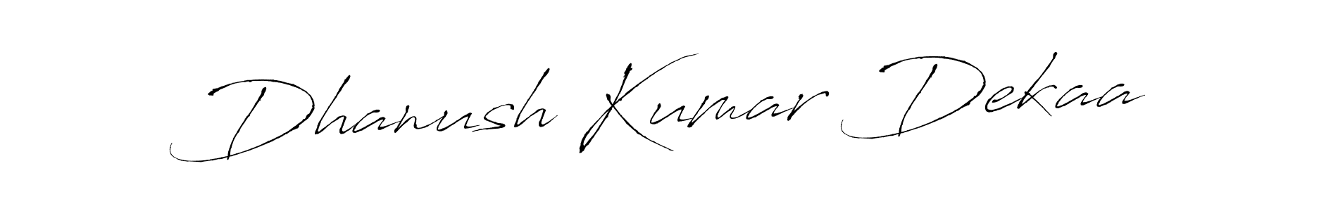 Similarly Antro_Vectra is the best handwritten signature design. Signature creator online .You can use it as an online autograph creator for name Dhanush Kumar Dekaa. Dhanush Kumar Dekaa signature style 6 images and pictures png