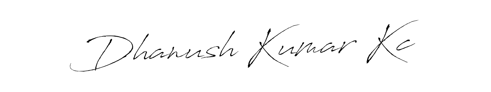It looks lik you need a new signature style for name Dhanush Kumar Kc. Design unique handwritten (Antro_Vectra) signature with our free signature maker in just a few clicks. Dhanush Kumar Kc signature style 6 images and pictures png
