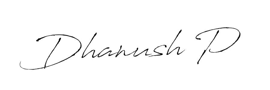 It looks lik you need a new signature style for name Dhanush P. Design unique handwritten (Antro_Vectra) signature with our free signature maker in just a few clicks. Dhanush P signature style 6 images and pictures png
