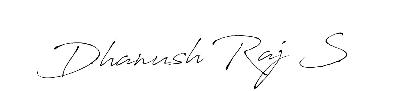 Use a signature maker to create a handwritten signature online. With this signature software, you can design (Antro_Vectra) your own signature for name Dhanush Raj S. Dhanush Raj S signature style 6 images and pictures png