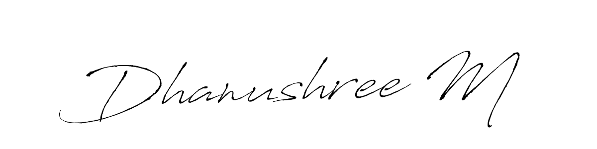 Here are the top 10 professional signature styles for the name Dhanushree M. These are the best autograph styles you can use for your name. Dhanushree M signature style 6 images and pictures png