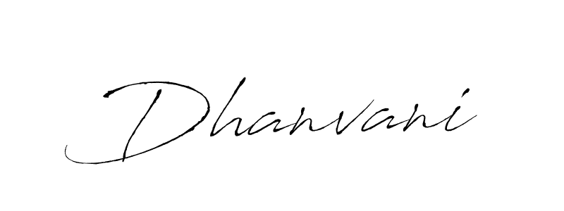 How to make Dhanvani name signature. Use Antro_Vectra style for creating short signs online. This is the latest handwritten sign. Dhanvani signature style 6 images and pictures png