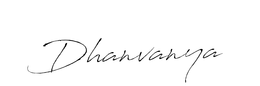 Make a beautiful signature design for name Dhanvanya. With this signature (Antro_Vectra) style, you can create a handwritten signature for free. Dhanvanya signature style 6 images and pictures png