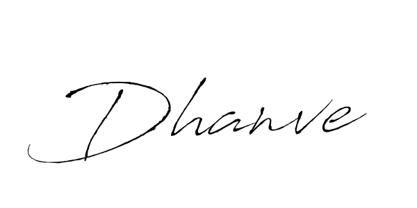 Antro_Vectra is a professional signature style that is perfect for those who want to add a touch of class to their signature. It is also a great choice for those who want to make their signature more unique. Get Dhanve name to fancy signature for free. Dhanve signature style 6 images and pictures png