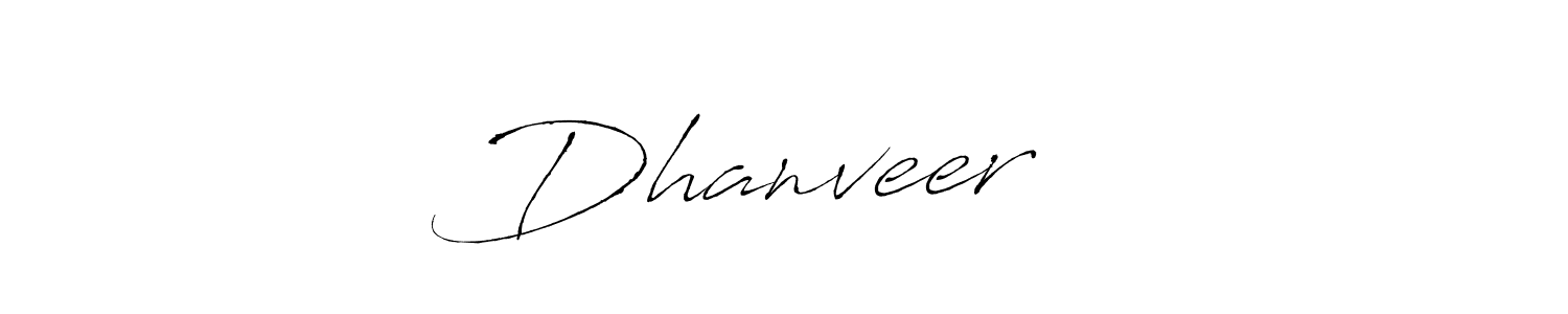 Antro_Vectra is a professional signature style that is perfect for those who want to add a touch of class to their signature. It is also a great choice for those who want to make their signature more unique. Get Dhanveer ❤️ name to fancy signature for free. Dhanveer ❤️ signature style 6 images and pictures png