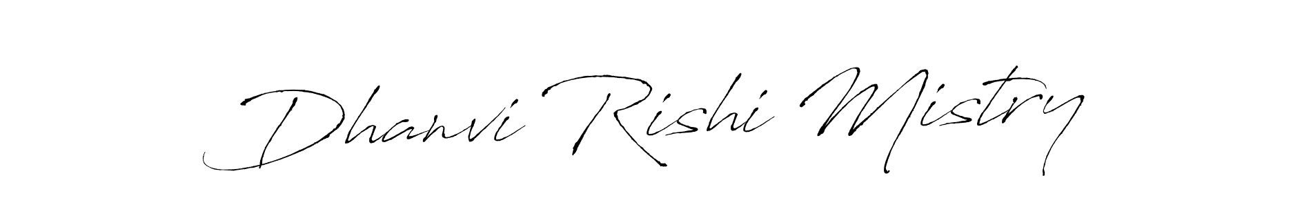 Create a beautiful signature design for name Dhanvi Rishi Mistry. With this signature (Antro_Vectra) fonts, you can make a handwritten signature for free. Dhanvi Rishi Mistry signature style 6 images and pictures png