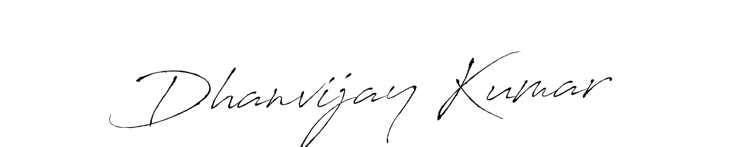 Design your own signature with our free online signature maker. With this signature software, you can create a handwritten (Antro_Vectra) signature for name Dhanvijay Kumar. Dhanvijay Kumar signature style 6 images and pictures png