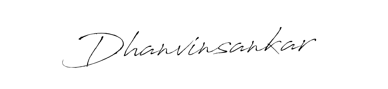 It looks lik you need a new signature style for name Dhanvinsankar. Design unique handwritten (Antro_Vectra) signature with our free signature maker in just a few clicks. Dhanvinsankar signature style 6 images and pictures png