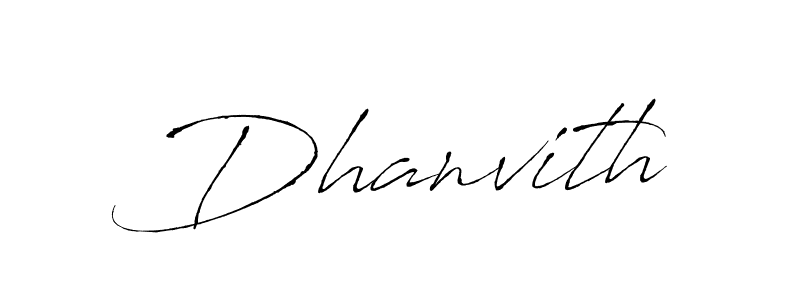 See photos of Dhanvith official signature by Spectra . Check more albums & portfolios. Read reviews & check more about Antro_Vectra font. Dhanvith signature style 6 images and pictures png
