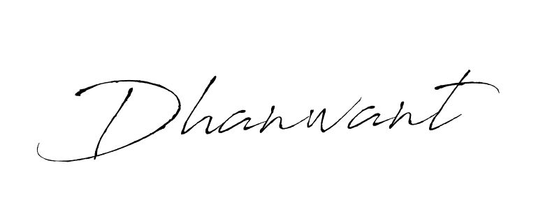 Create a beautiful signature design for name Dhanwant. With this signature (Antro_Vectra) fonts, you can make a handwritten signature for free. Dhanwant signature style 6 images and pictures png