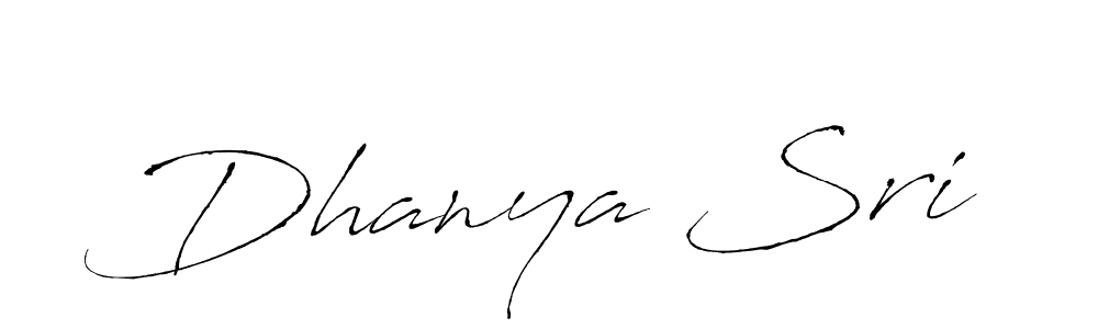 if you are searching for the best signature style for your name Dhanya Sri. so please give up your signature search. here we have designed multiple signature styles  using Antro_Vectra. Dhanya Sri signature style 6 images and pictures png